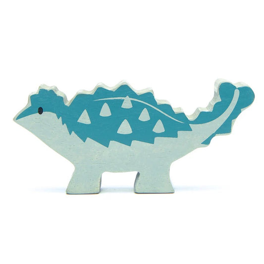 Ankylosaurus Wooden Figurine