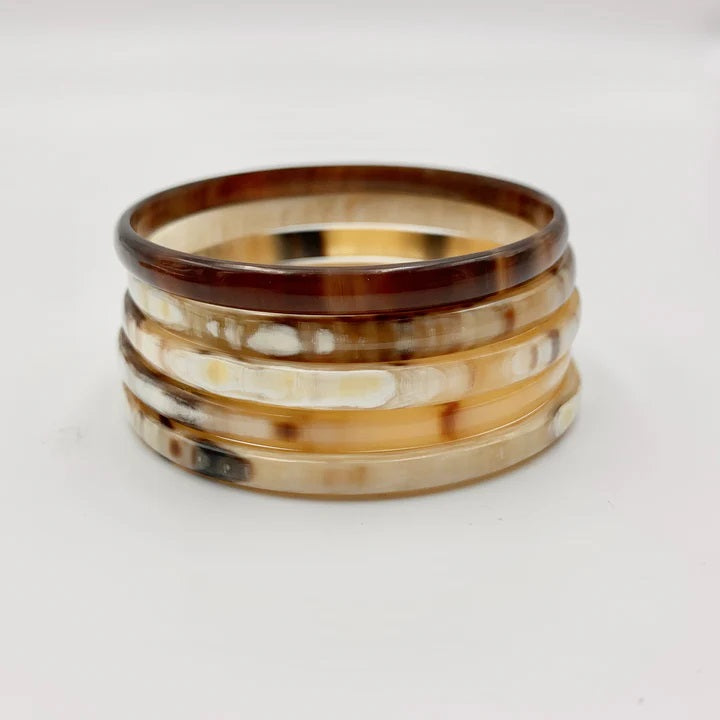 Ankole Horn Thin Bangle