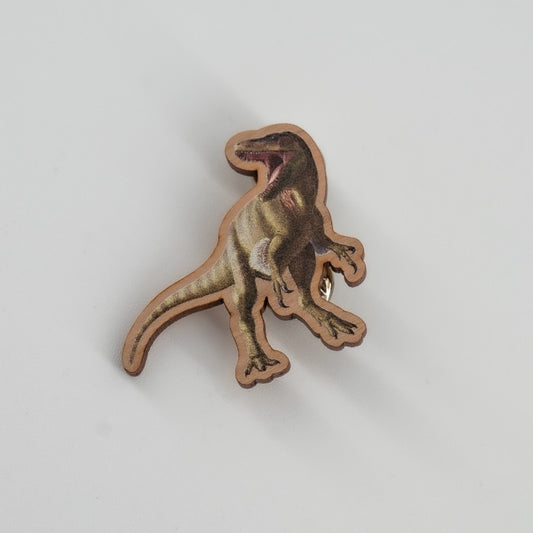 Dryptosaurus Wooden Pin