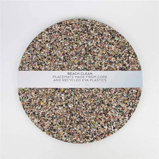 Round Beach Clean Placemats