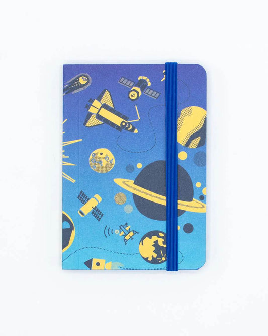 Retro Space Softcover Notebook