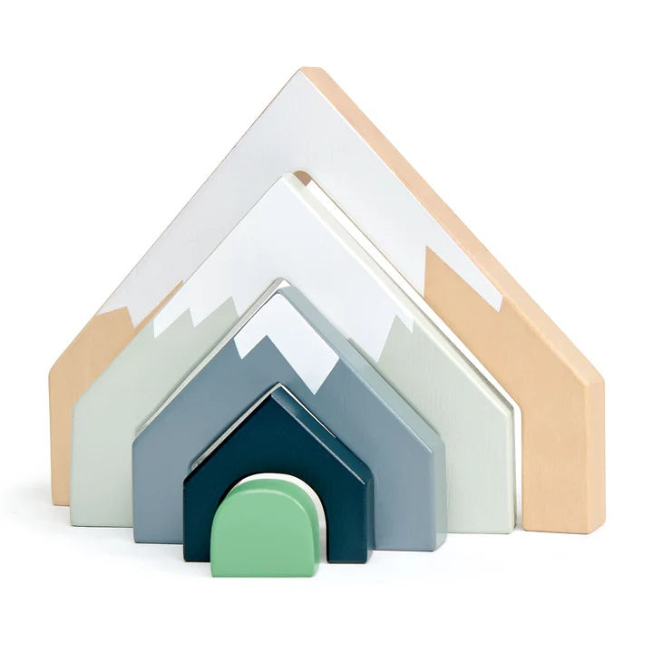 Mountain Pass Stack Wooden Figurines