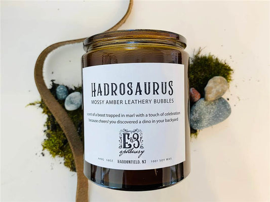 Hadrosaurus Candle (16 oz)