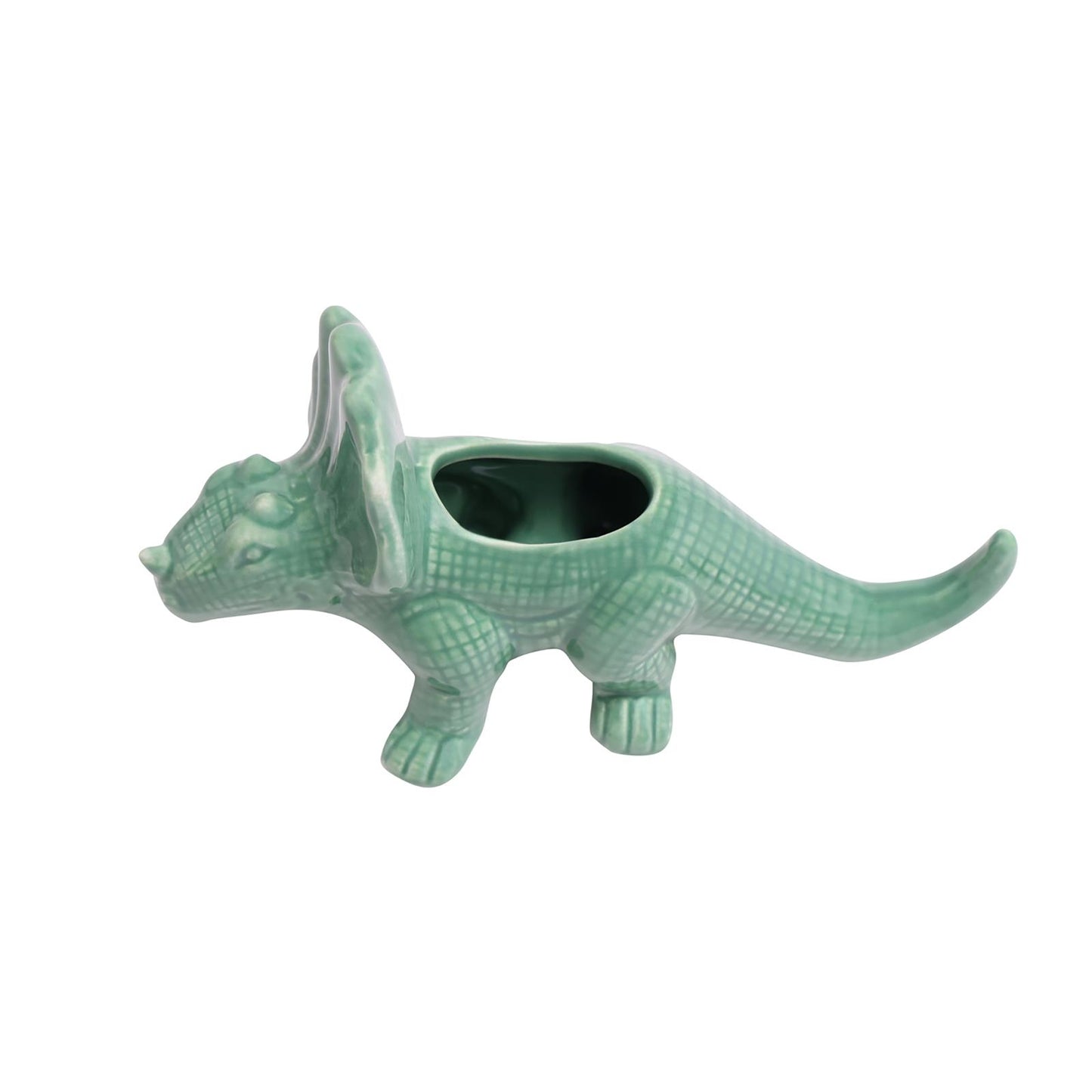 Granite Green Triceratops Planter