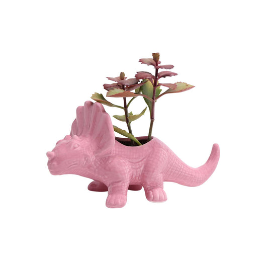 Nose Gay Pink Triceratops Planter