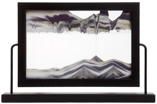 Window Black Sand Art