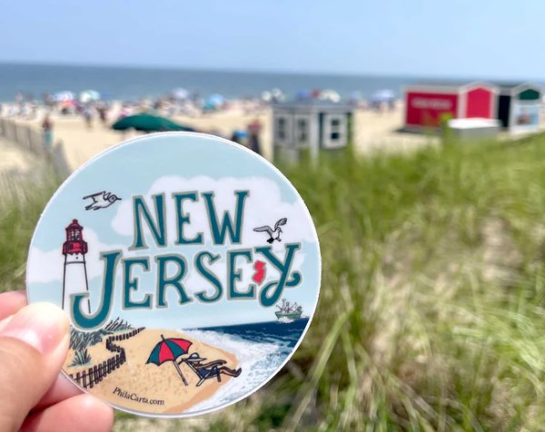 Jersey Shore Sticker