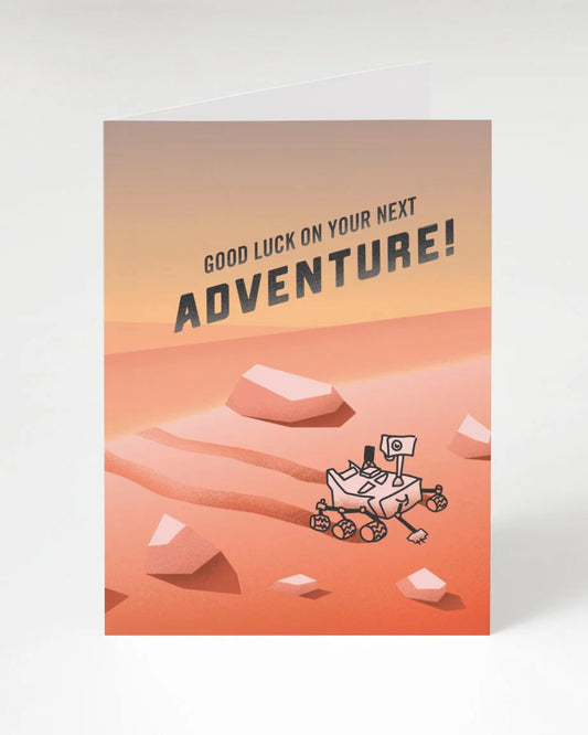 Good Luck on Your Next Adventure Greeting Card