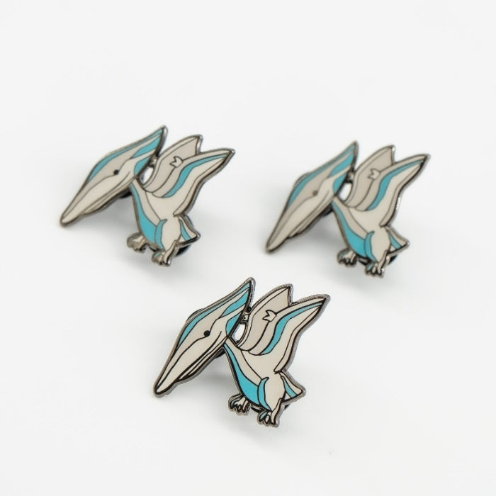 Pterosaur Pterrace Enamel Pin