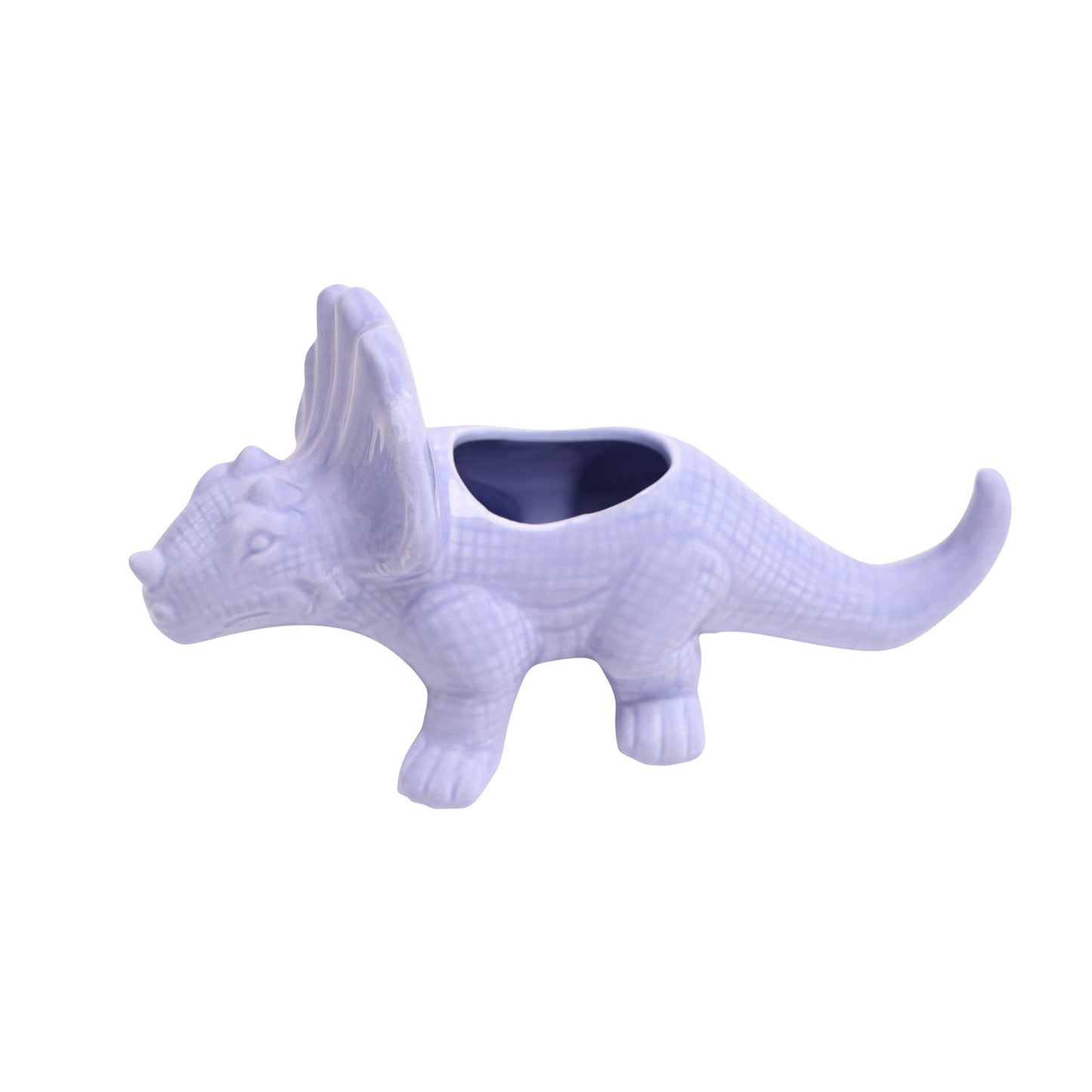 Halogen Blue Triceratops Planter