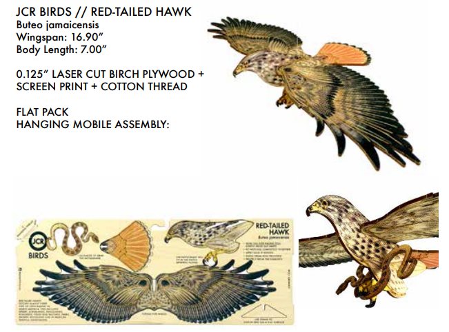 Red Tail Hawk Model & Mobile