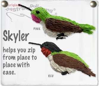 Skyler the Hummingbird String Doll