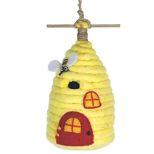 Honey House Felted Birdhouse