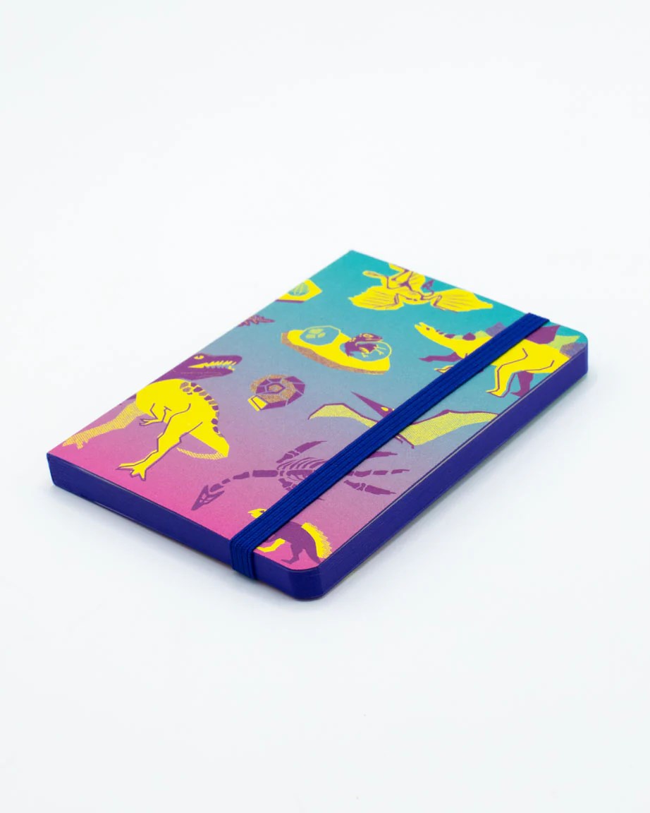 Retro Dinos Softcover Notebook