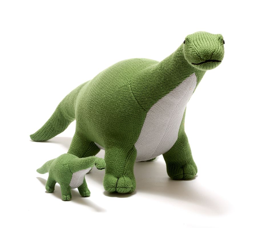 Large Knitted Titanosaur Plush