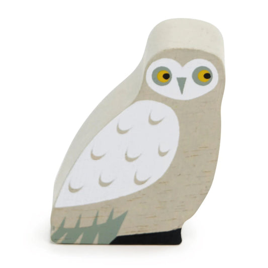 Owl Wooden Figurine