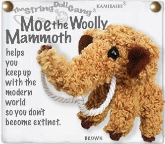 Moe the Wooly Mammoth String Doll